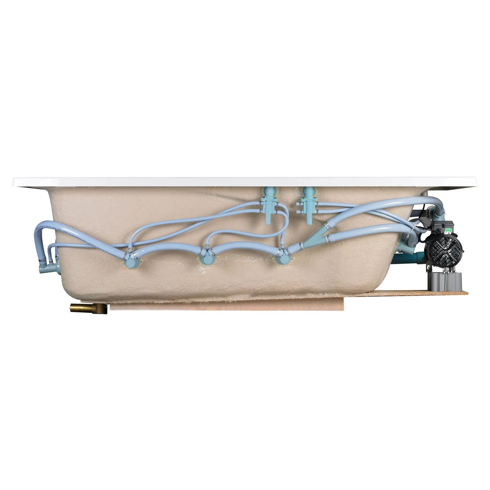 Evolution 72 x 36-Inch Deep Soak Bathtub With EverClean Combination Spa System by American Standard