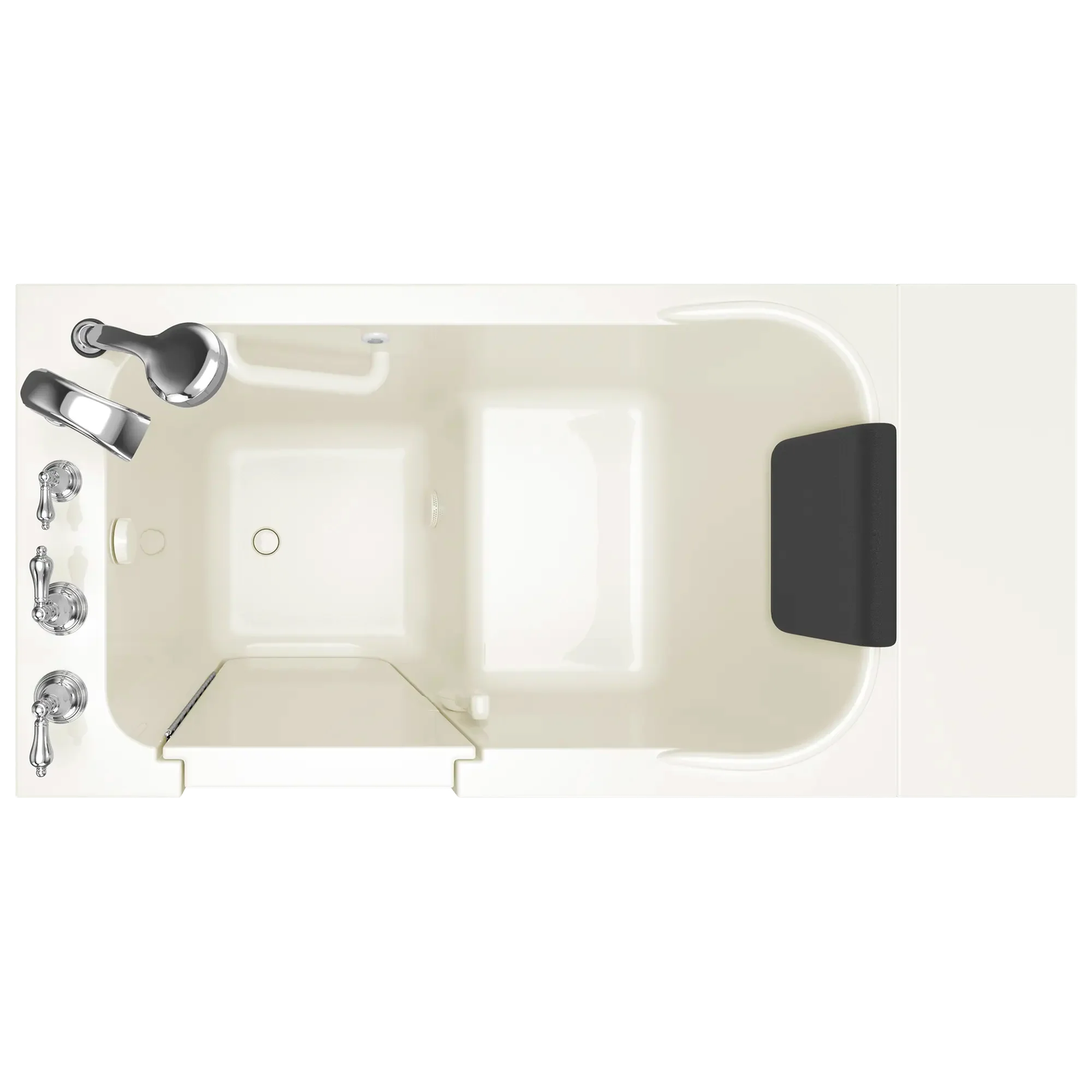 Gelcoat Premium Series 28 x 48-Inch Walk-in Tub With Soaker System - Right-Hand Drain by American Standard