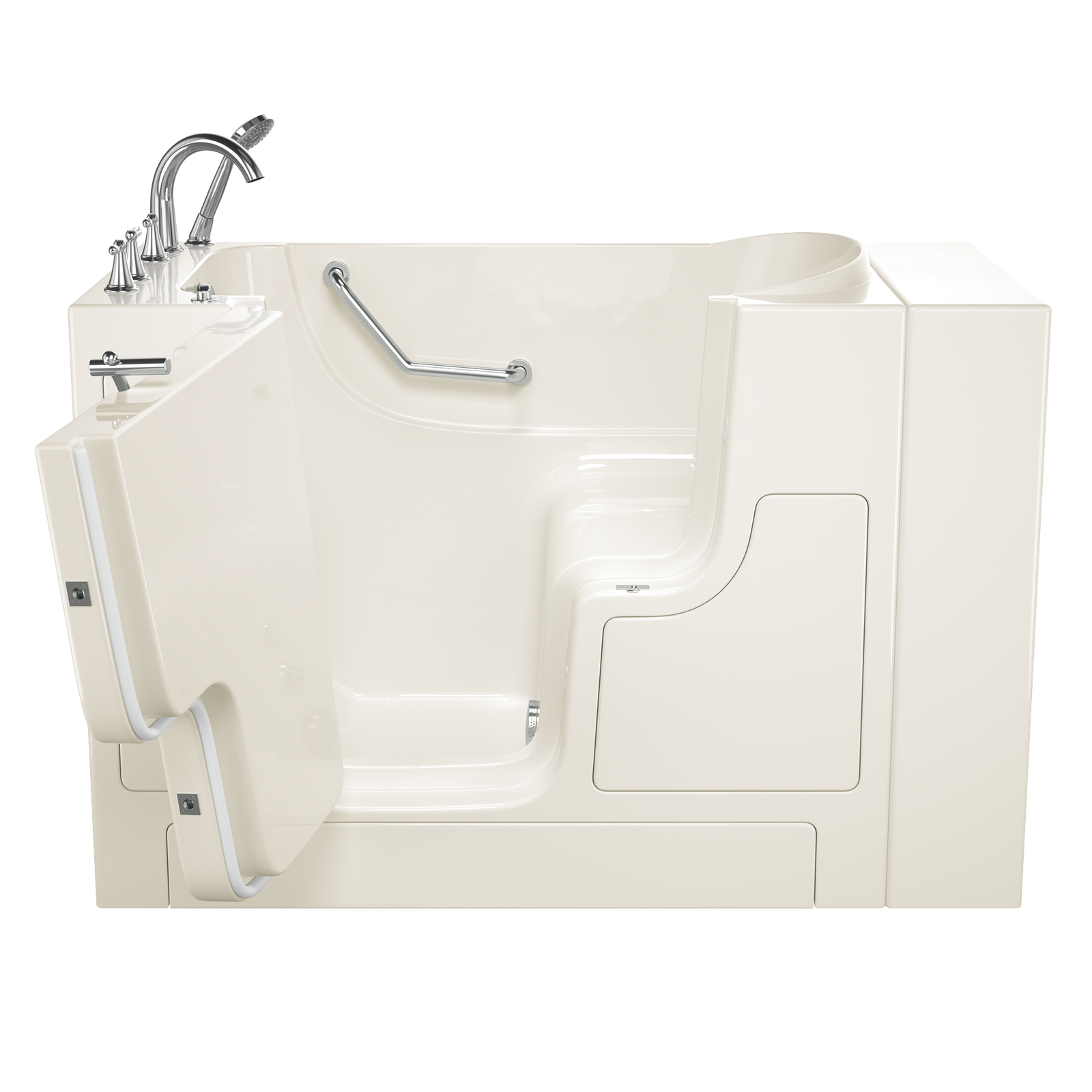 Gelcoat Premium Series 30 in. x 52 in. Outward Opening Door Walk-In Bathtub by American Standard