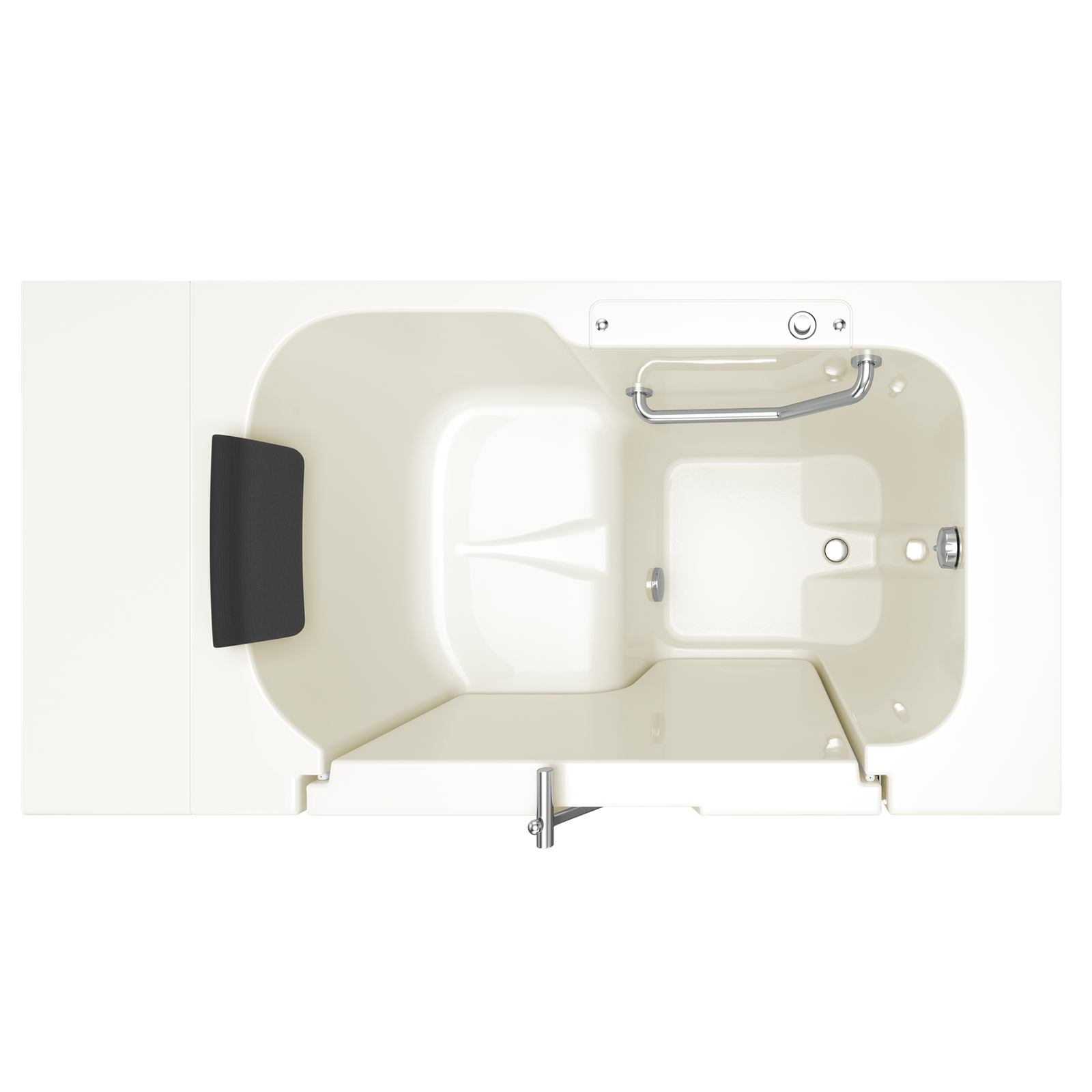 Gelcoat Premium Series 32 x 52 -Inch Walk-in Tub With Soaker System - Right-Hand Drain by American Standard