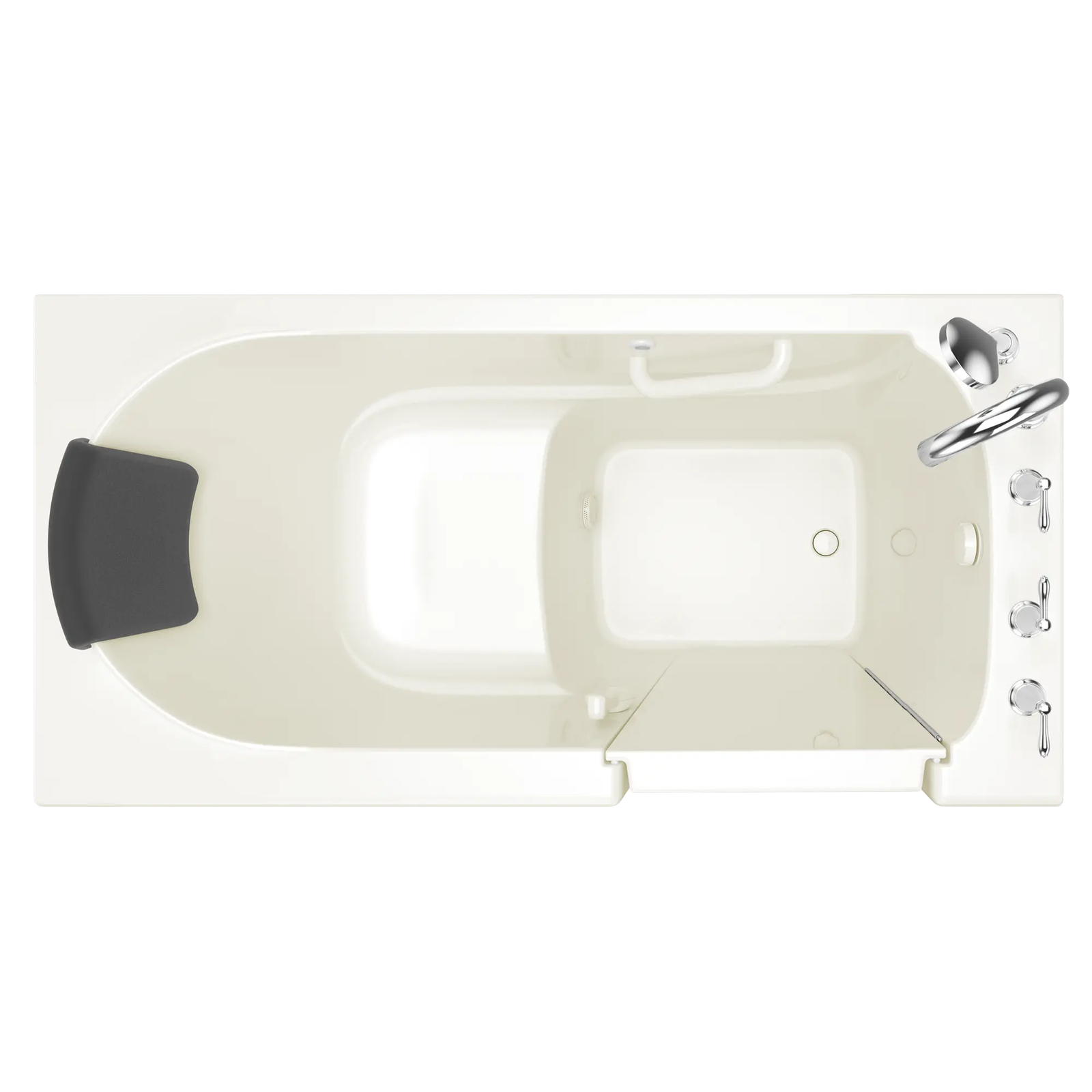 Gelcoat Premium Series 60x30 Inch Soaking Walk-In Bathtub - Right Hand Door and Drain by American Standard