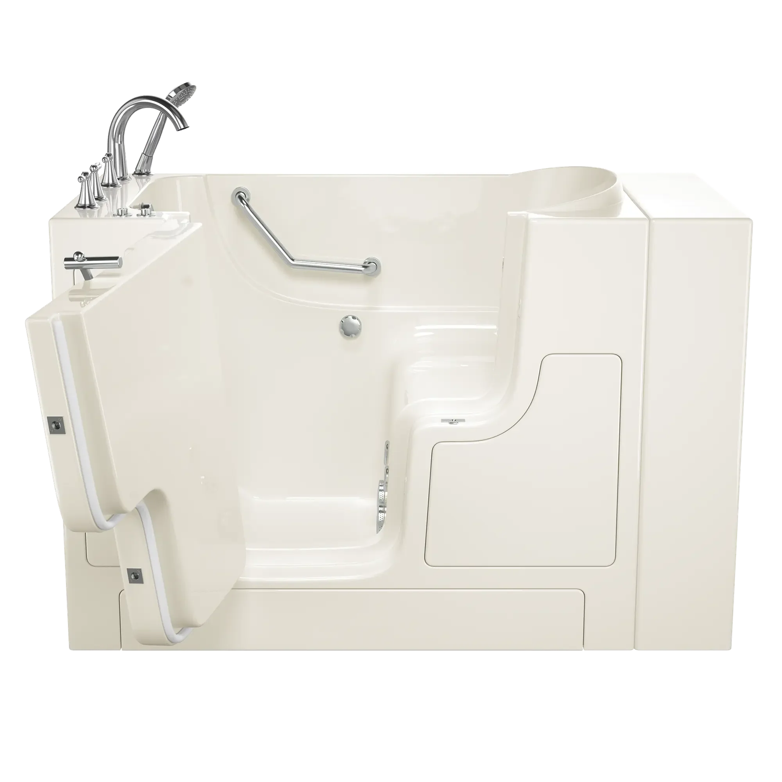 Gelcoat Value Series 30 x 52 -Inch Walk-in Tub With Whirlpool System - Right-Hand Drain With Faucet by American Standard