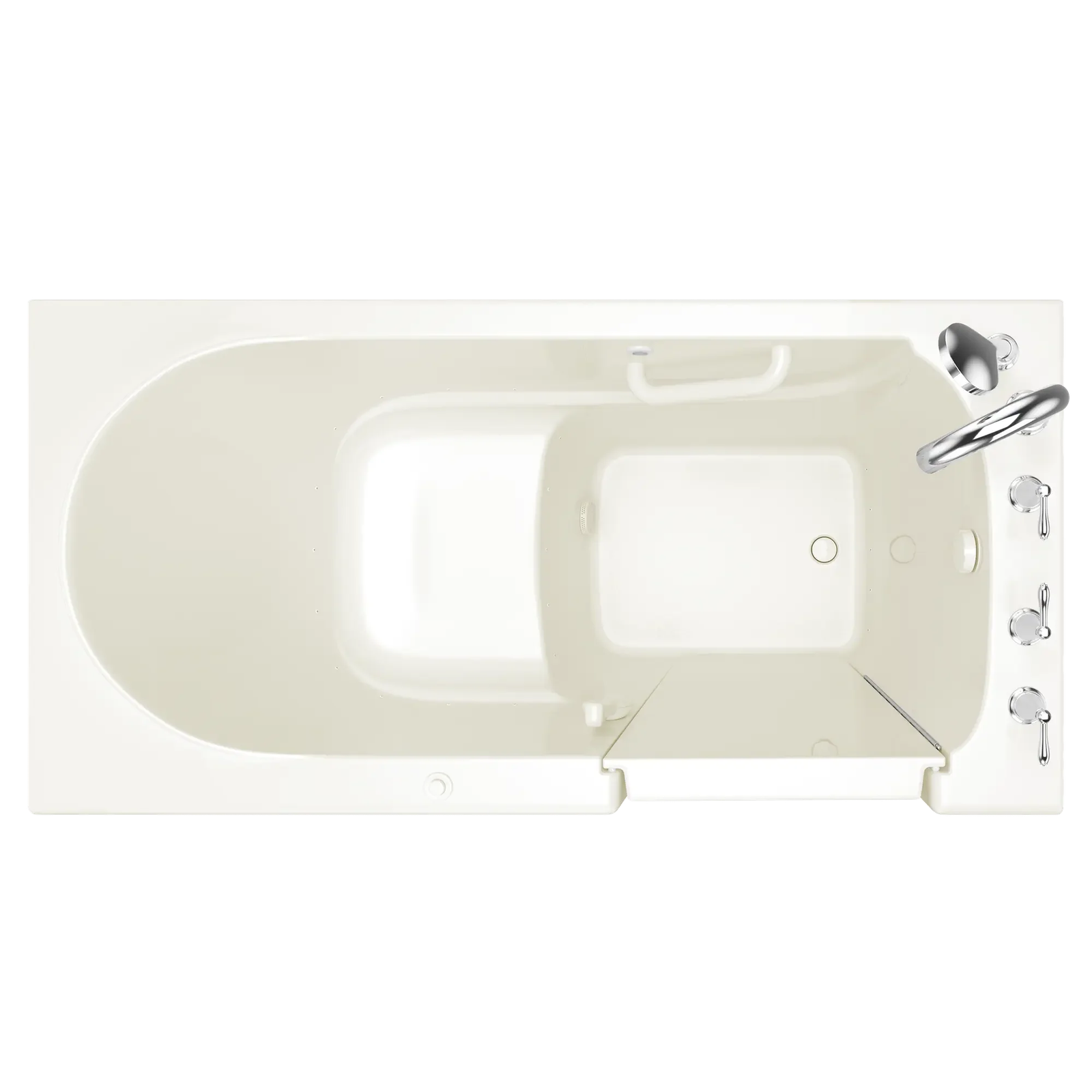 Gelcoat Value Series 30 x 60 -Inch Walk-in Tub With Air Spa System - Left-Hand Drain With Faucet by American Standard