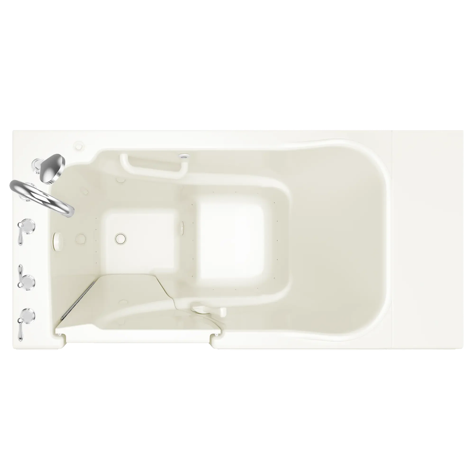 Gelcoat Value Series 30x52 Inch Walk-In Bathtub with Air Spa System - Left Hand Door and Drain by American Standard