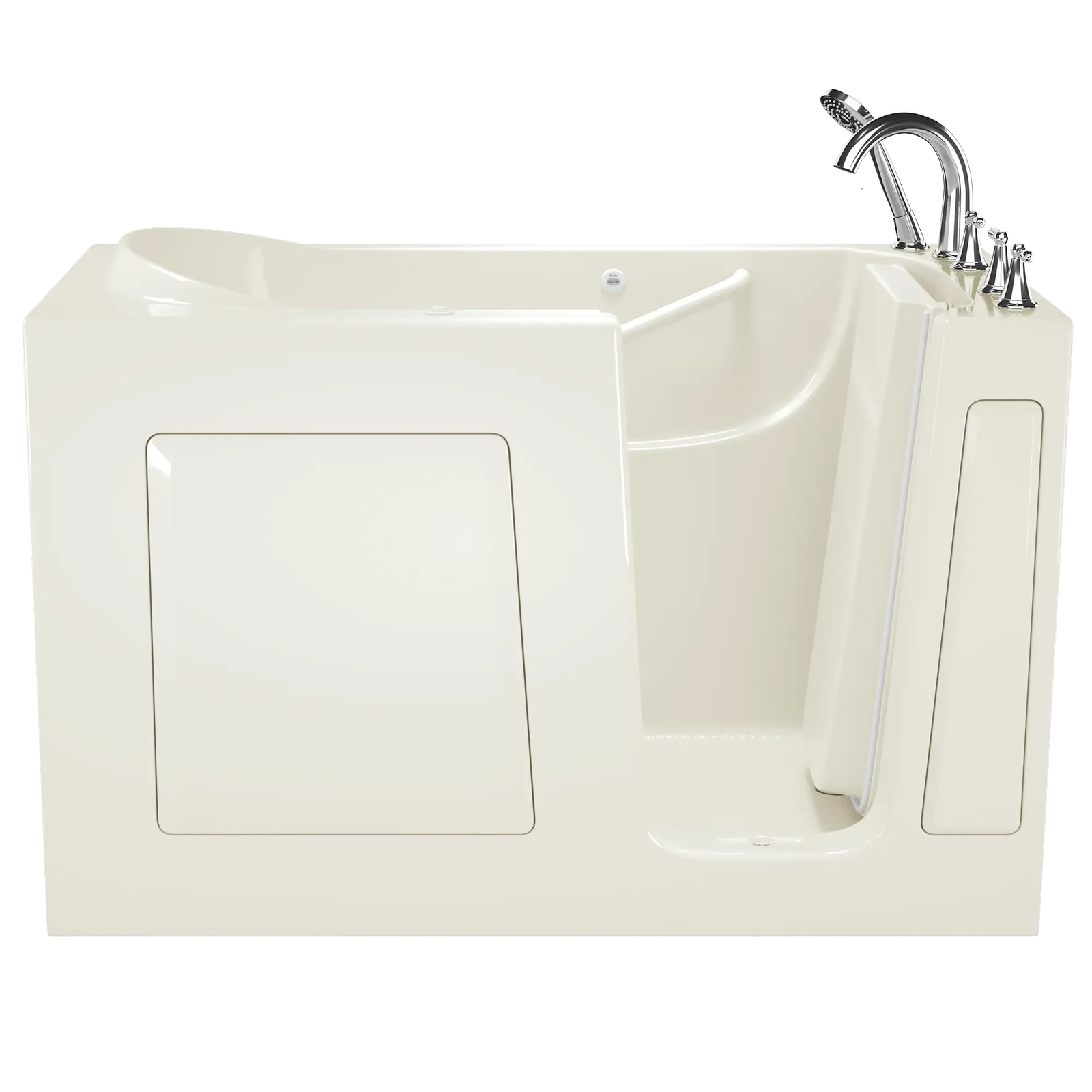 Gelcoat Value Series 30x60 Inch Walk-In Bathtub with Whirlpool Massage System - Left Hand Door and Drain by American Standard
