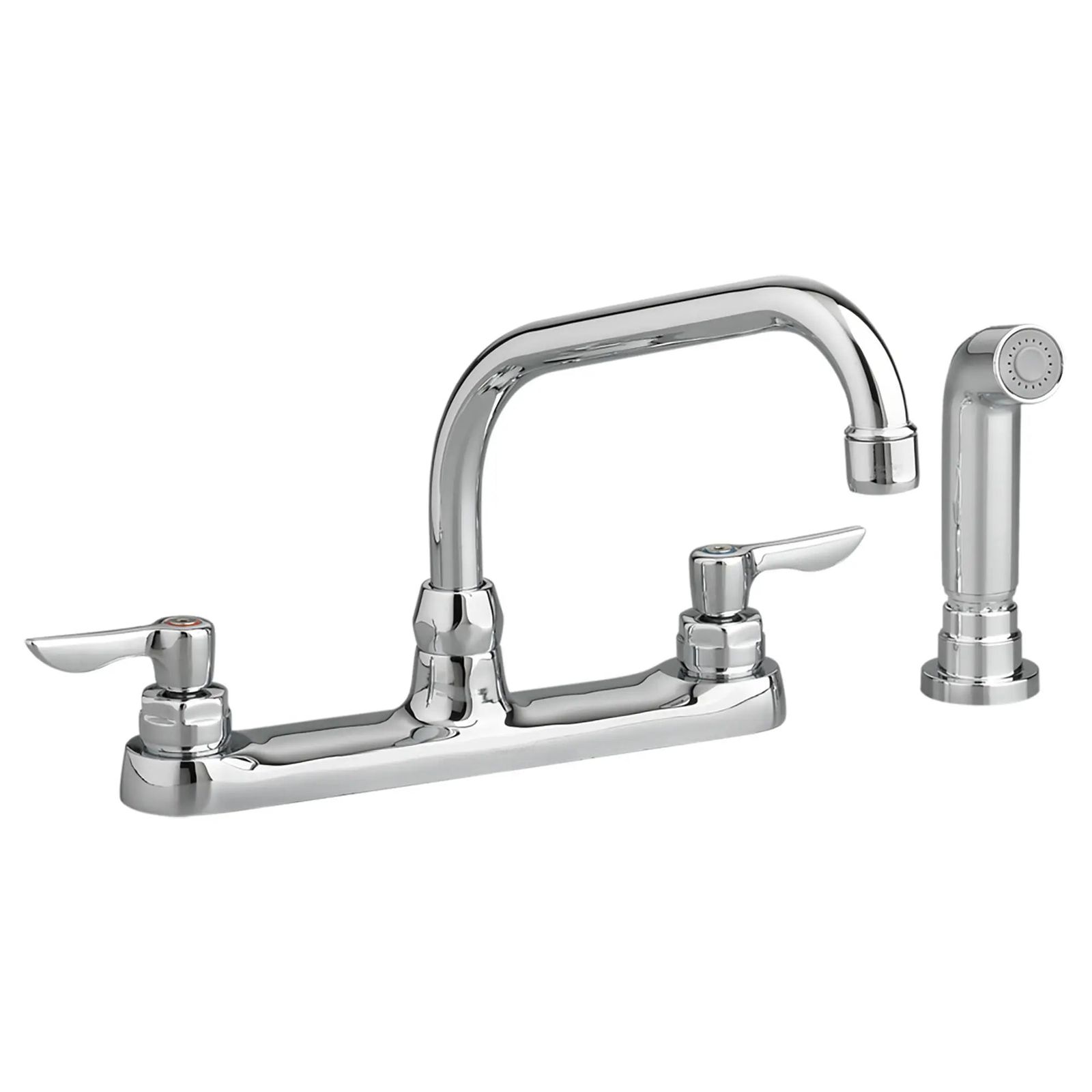Monterrey® Top Mount Kitchen Faucet With Tubular Spout and Lever Handles 1.5 gpm/5.7 Lpf With Spray by American Standard
