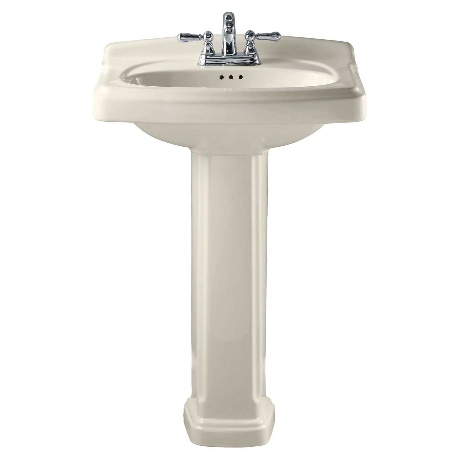 Portsmouth 4-Inch Centerset Pedestal Sink Top and Leg Combination by American Standard