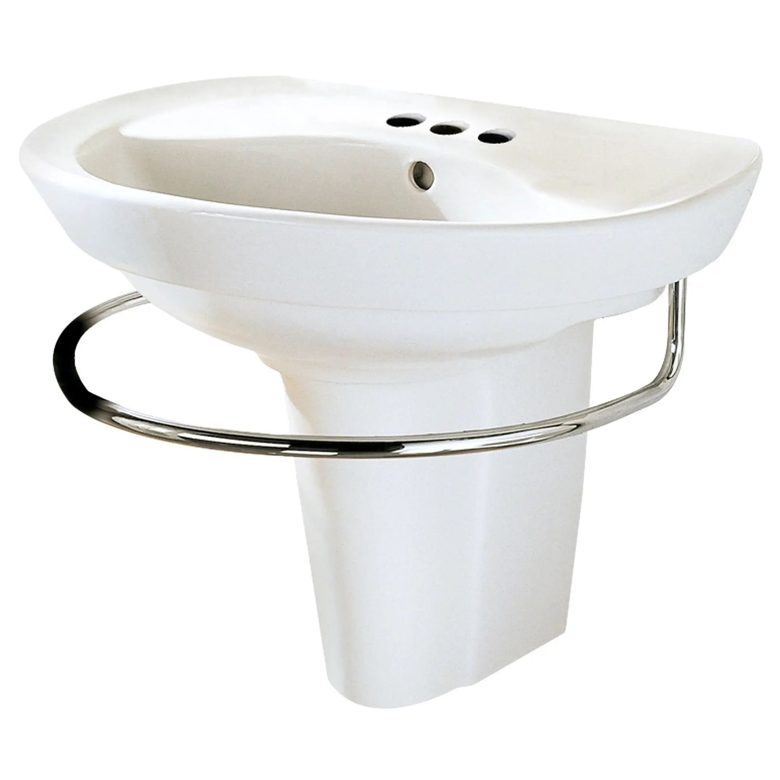 Ravenna 4-Inch Centerset Wall-Hung Sink and Semi-Pedestal Leg Combination by American Standard