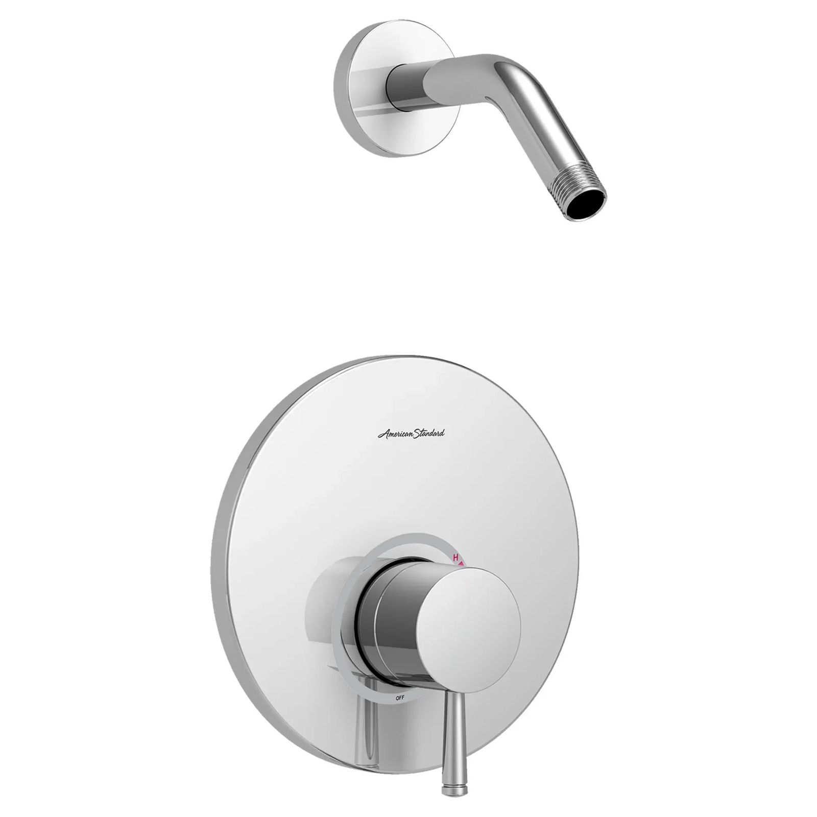 Serin Shower Trim Kit, Double Ceramic Pressure Balance Cartridge With Lever Handle by American Standard