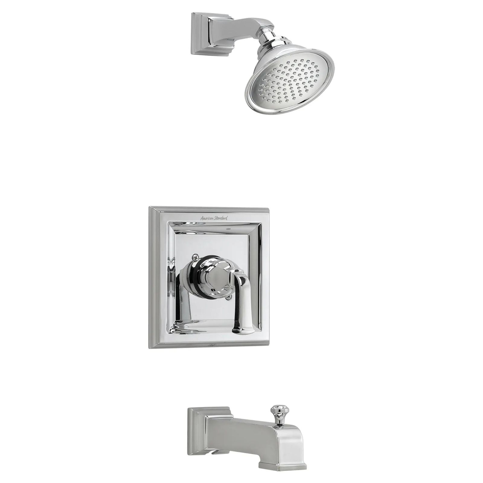 Town Square 2.5 GPM Tub and Shower Trim Kit with Rain Showerhead and Lever Handle by American Standard
