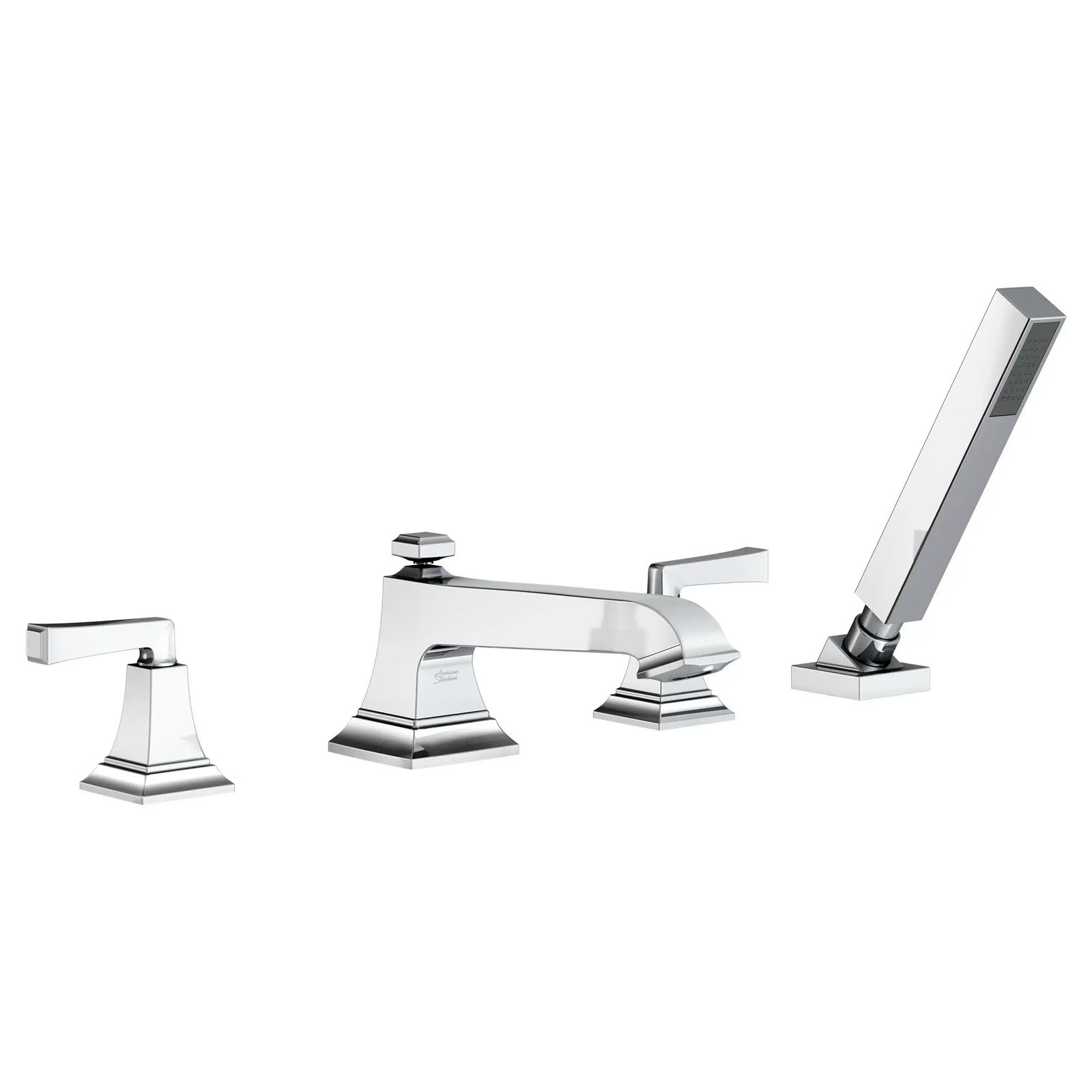 Town Square S Bathub Faucet With Lever Handles and Personal Shower for Flash Rough-in Valve by American Standard