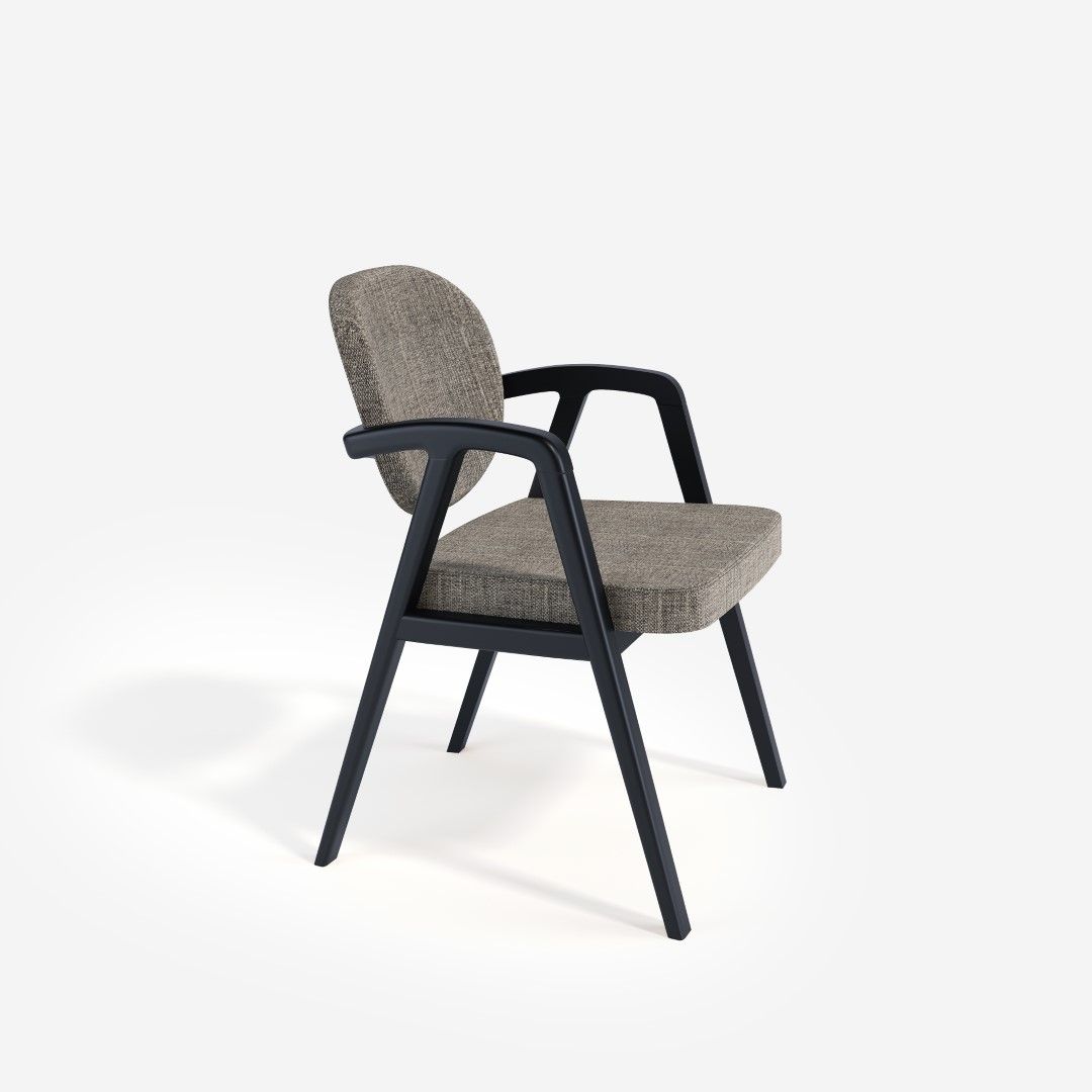 KAPPA chair / black finish A95 by Anesis