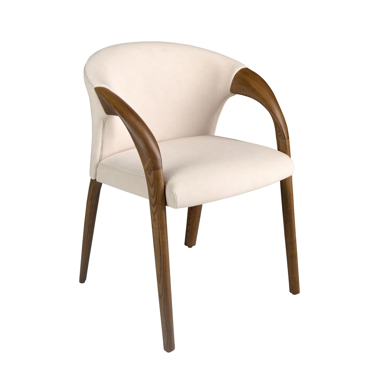 Chair velvet crema by Angel Cerdá