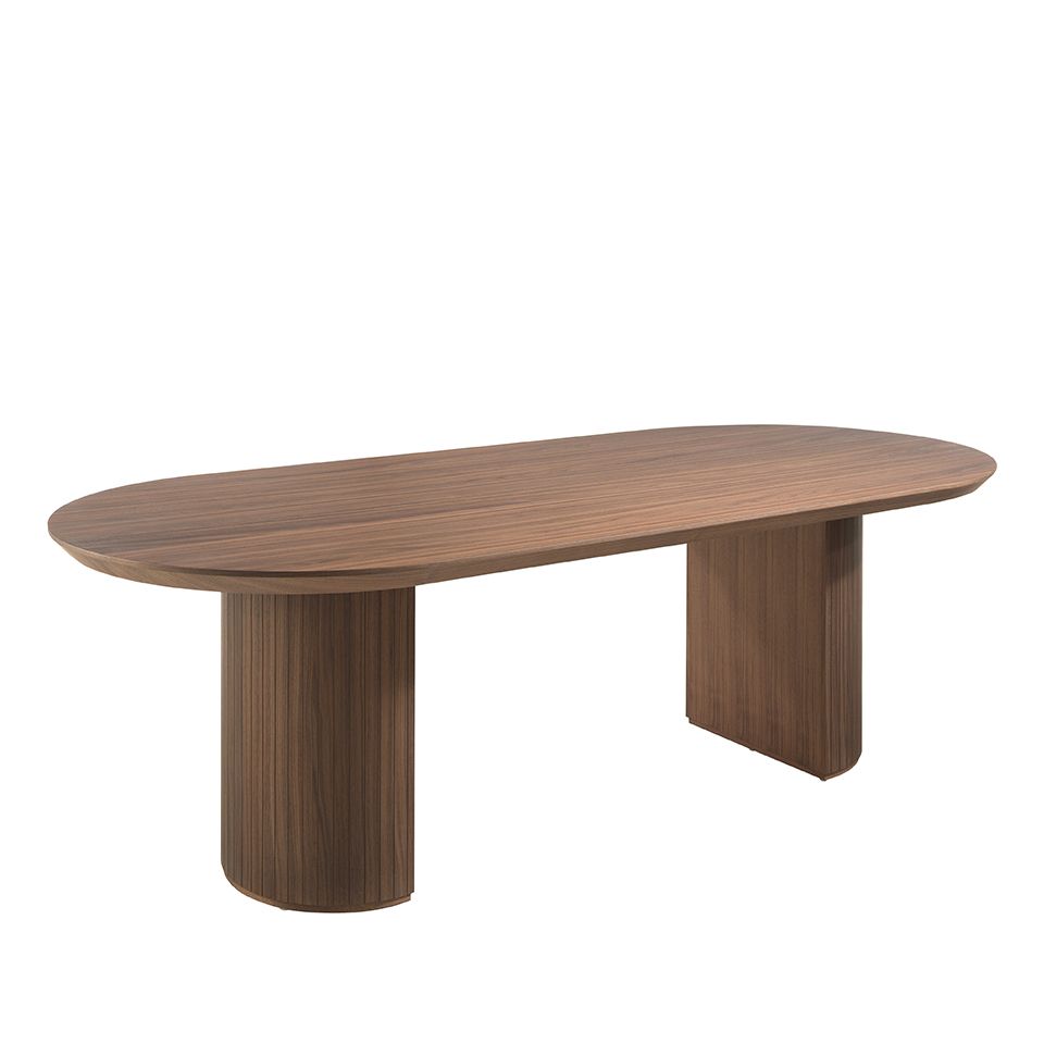 Dining table wood chapada walnut by Angel Cerdá