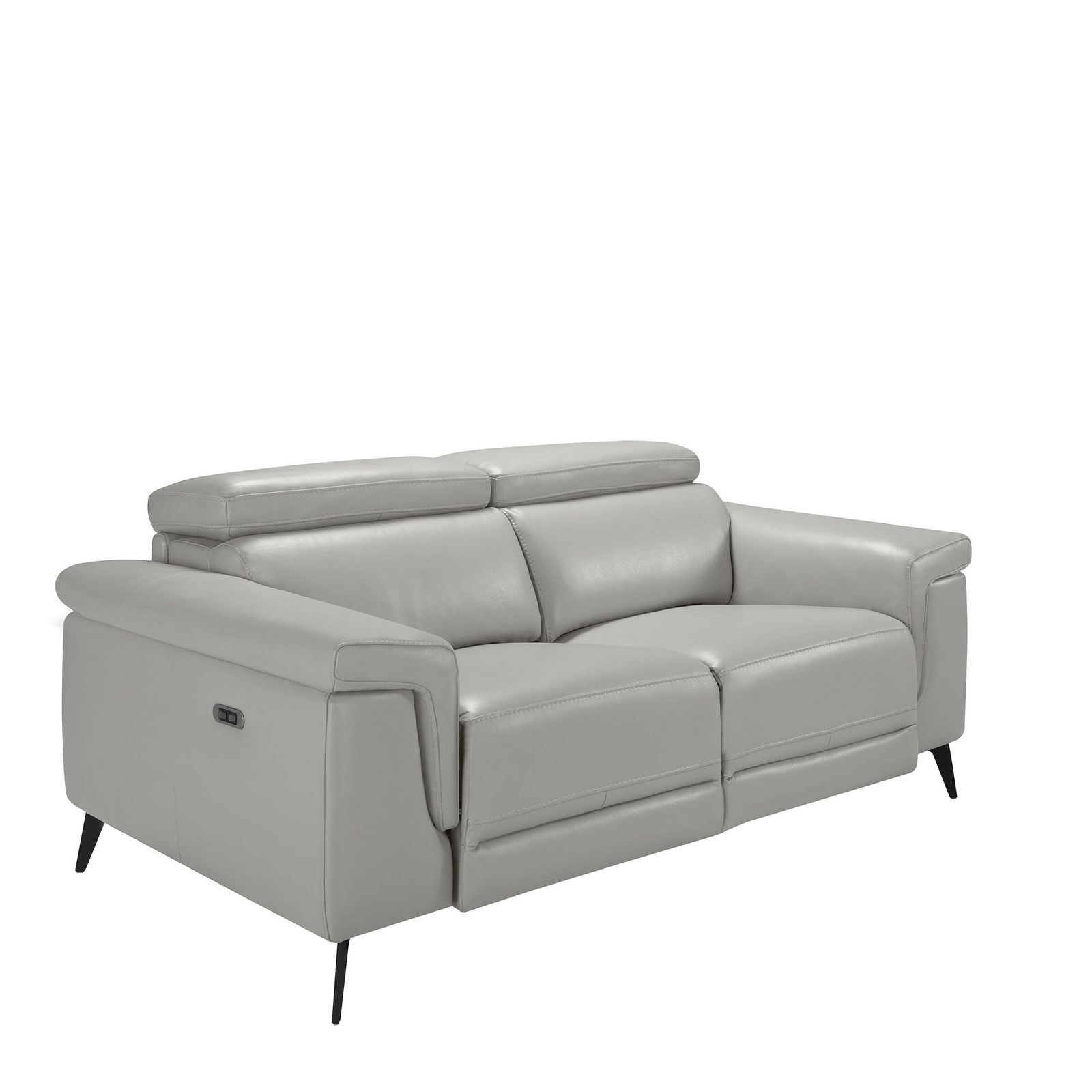 Sofa 2 seater upholstered leather with mecanismos reclining by Angel Cerdá