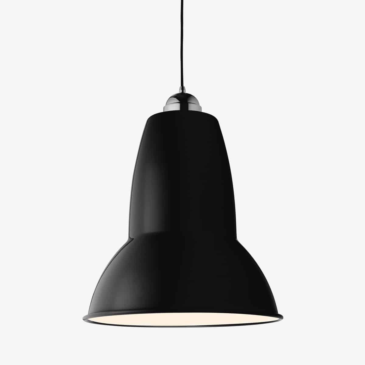 Original 1227 Giant Pendant Jet Black (Satin) by Anglepoise