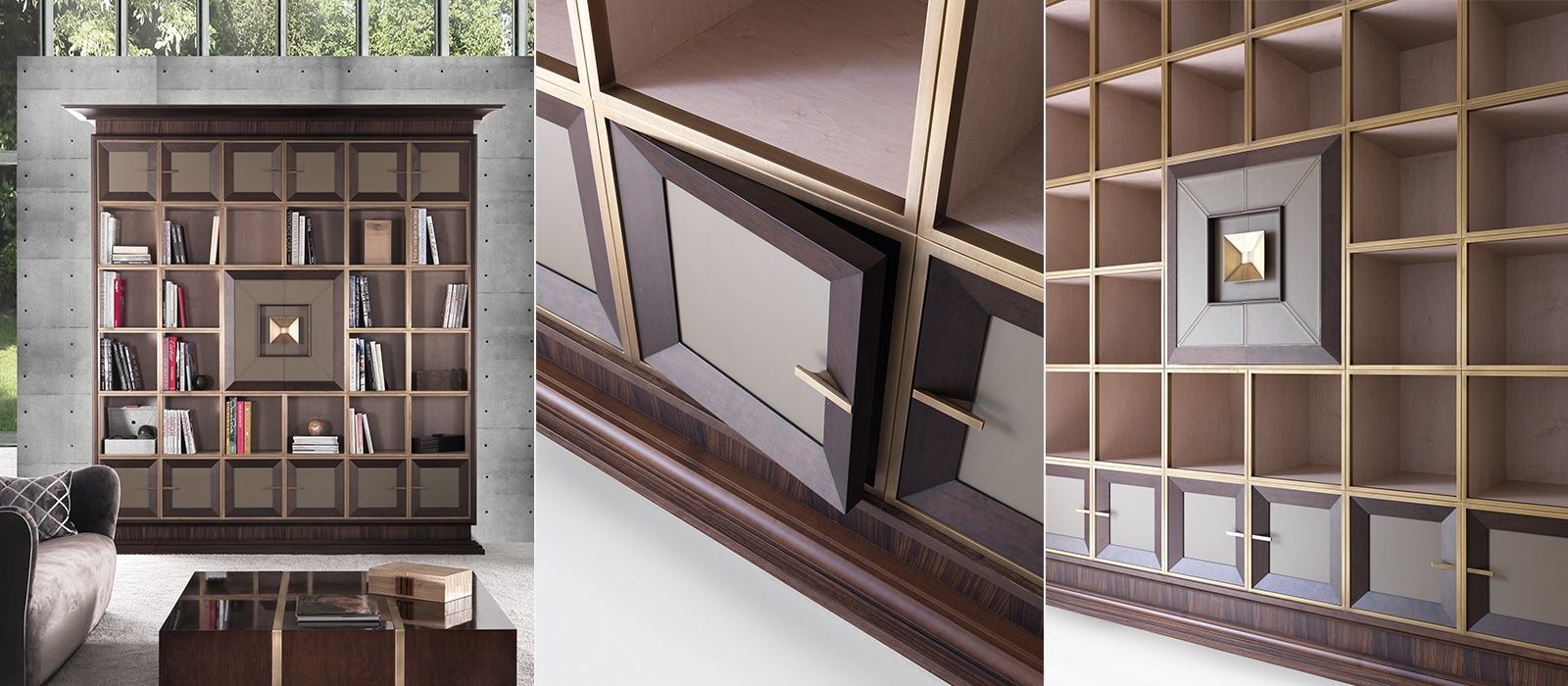 Bookcases L1478 by Annibale Colombo