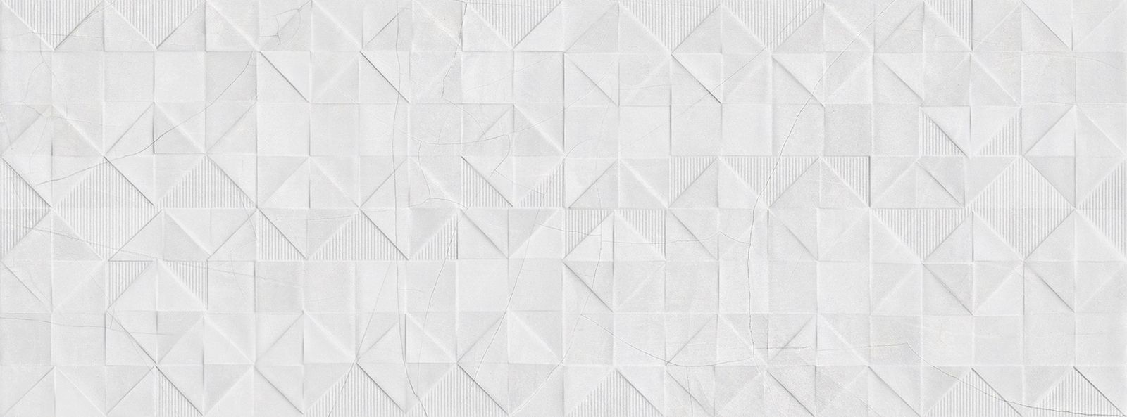 Cracked White Origami 45X120  by Aparici