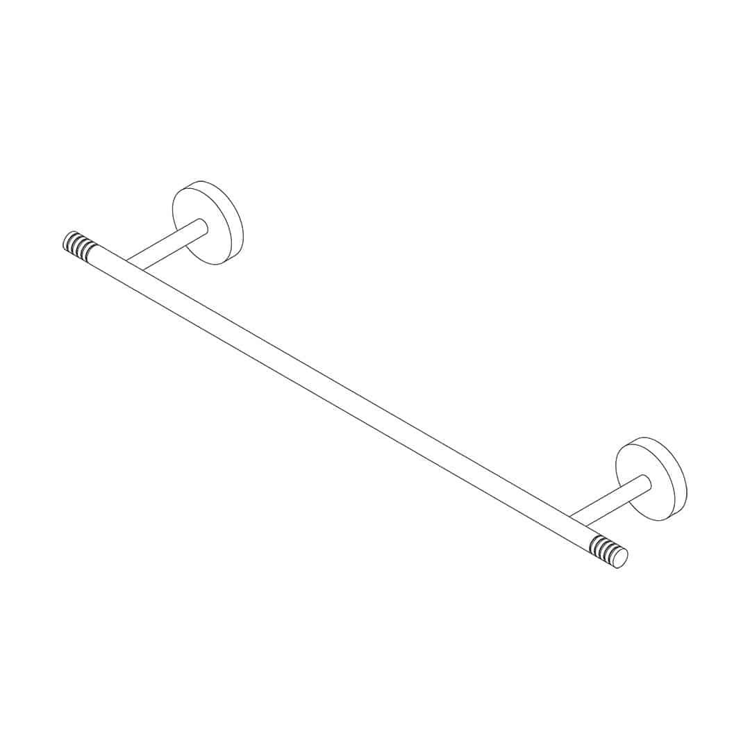 Kino porta asciugamano 300 mm inox 316L by AQUAELITE