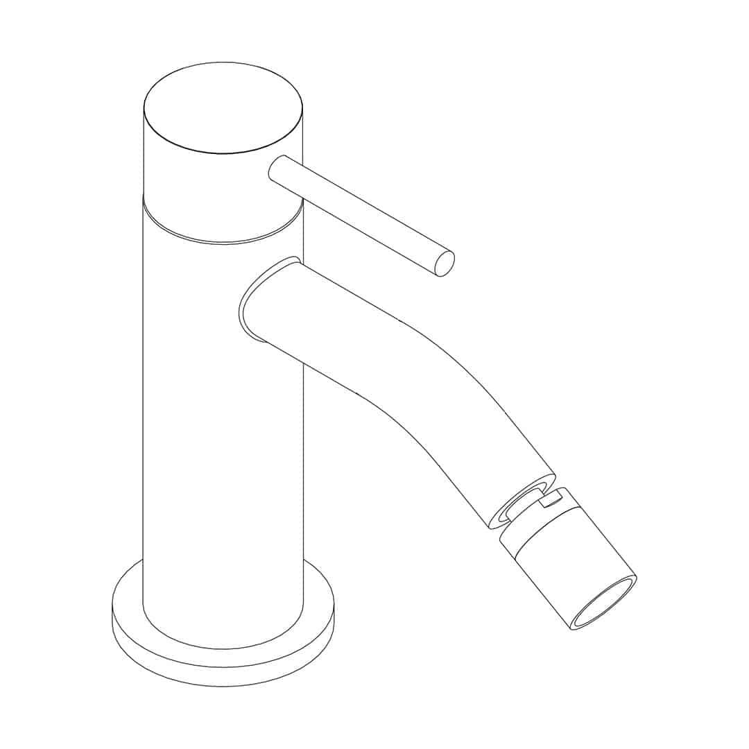 Miscelatore bidet by AQUAELITE