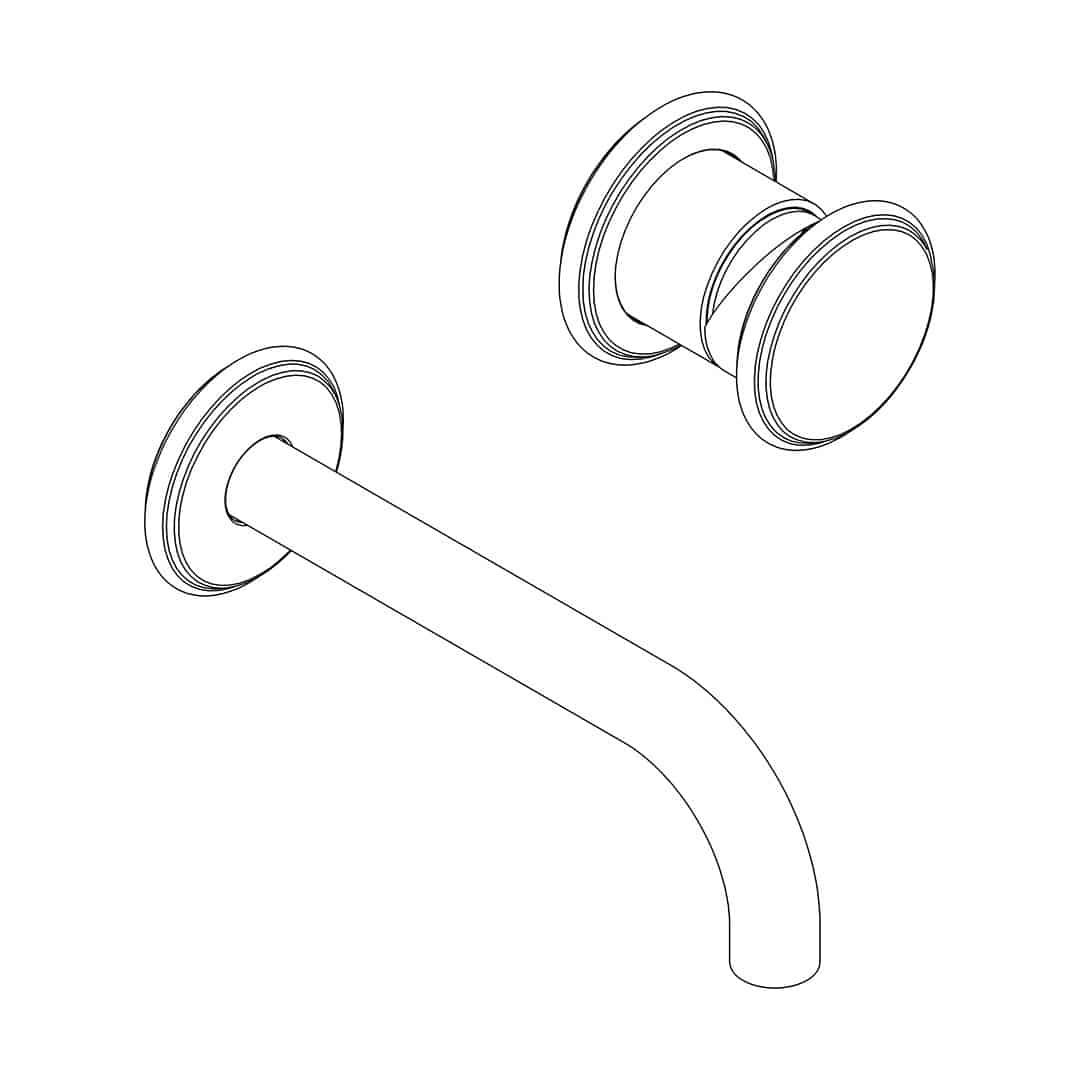 Miscelatore lavabo incasso by AQUAELITE