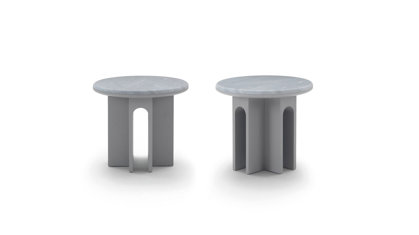 Arcolor small tables, seat system by Arflex