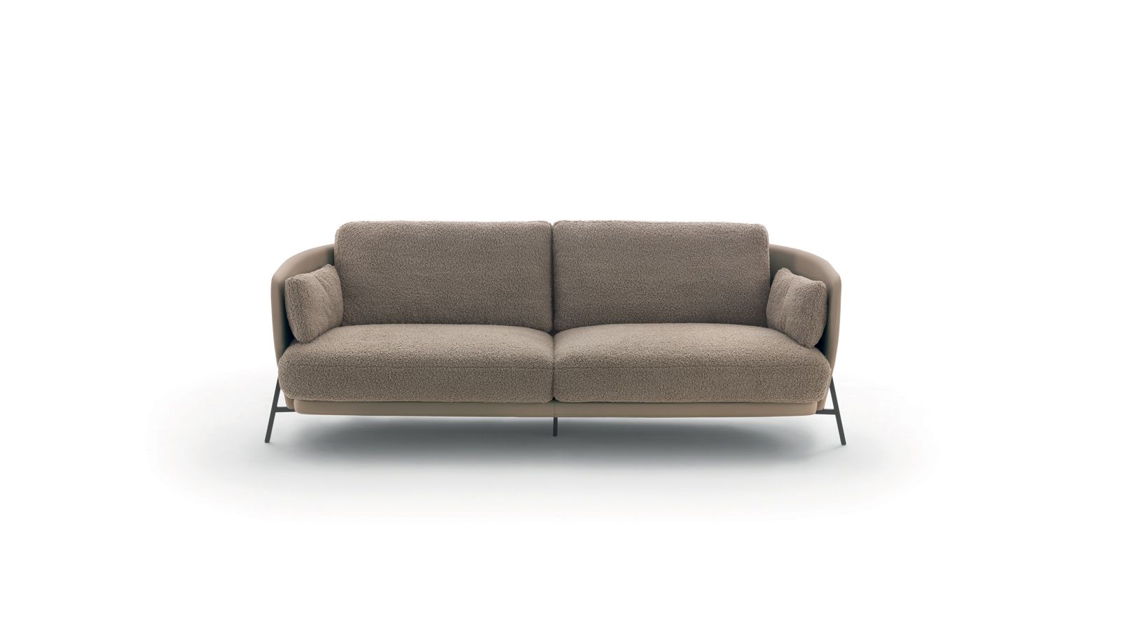 Cradle sofa, armchair, small table by Arflex