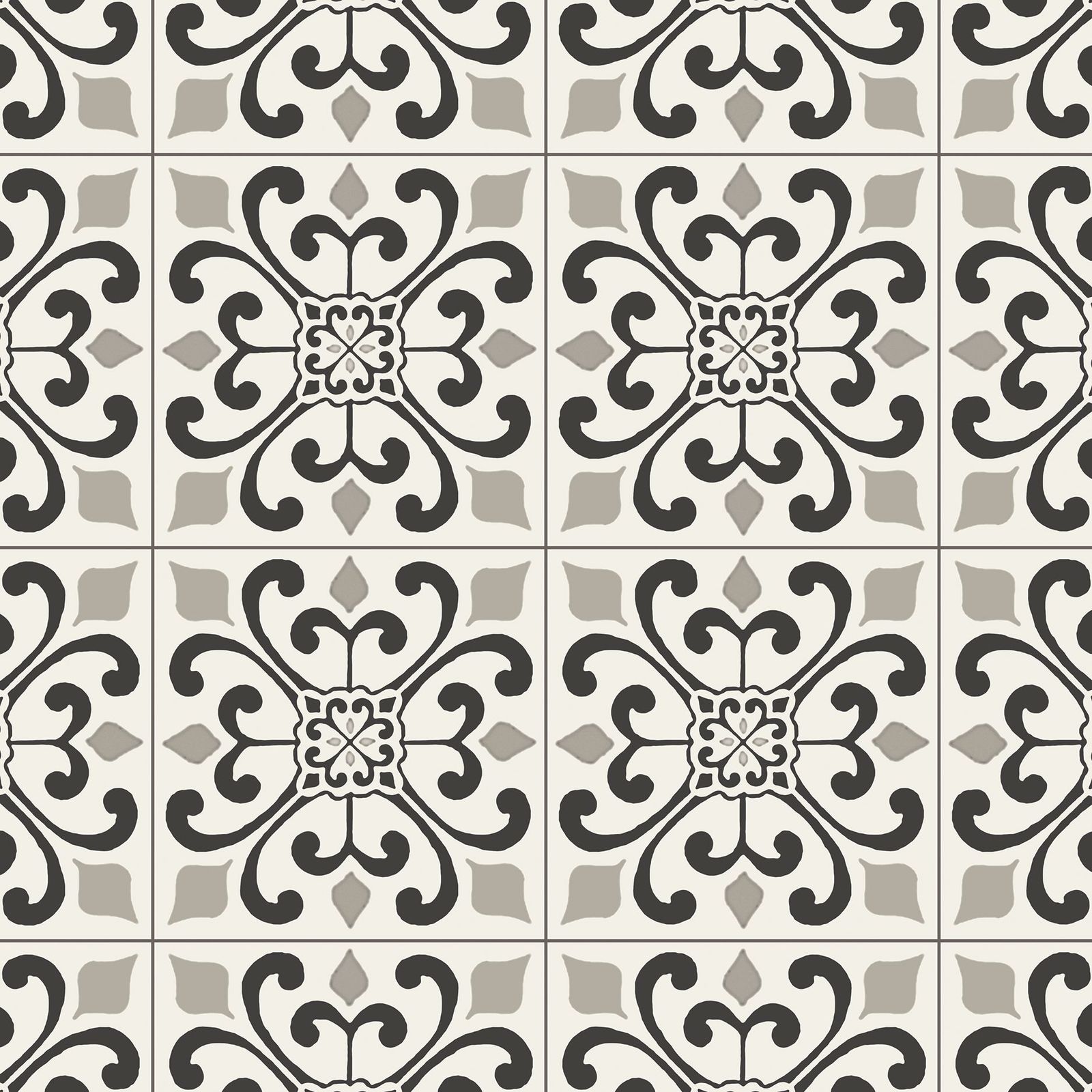 CushionStep | B3383Amador Medallion Vinyl Sheet - Heirloom Gray by Armstrong Flooring