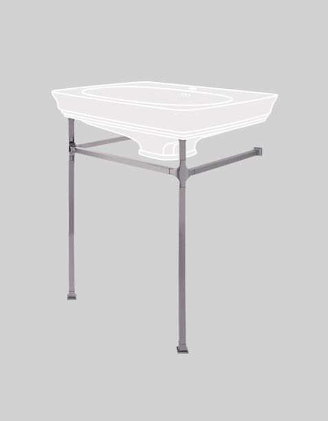 Civitas Square Structure Consolle Washbasin 68 by Artceram