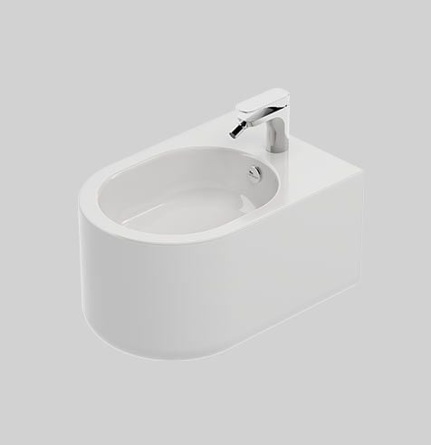 SOLIDA - SOB001 Wall-hung bidet by Artceram