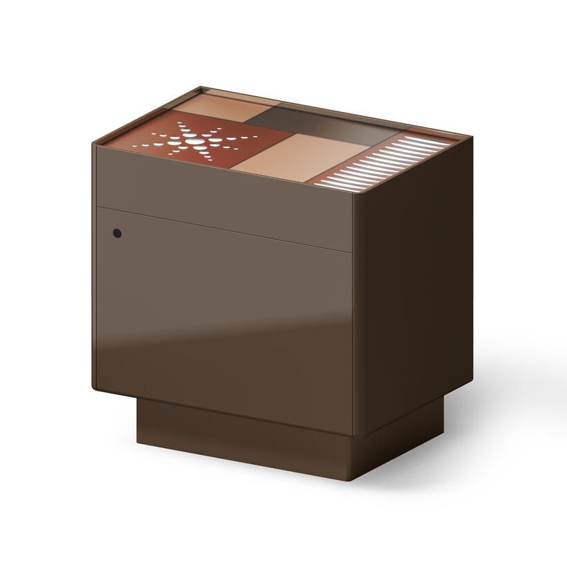 Coconut Slab Contemporary Nightstand by Arte Veneziana