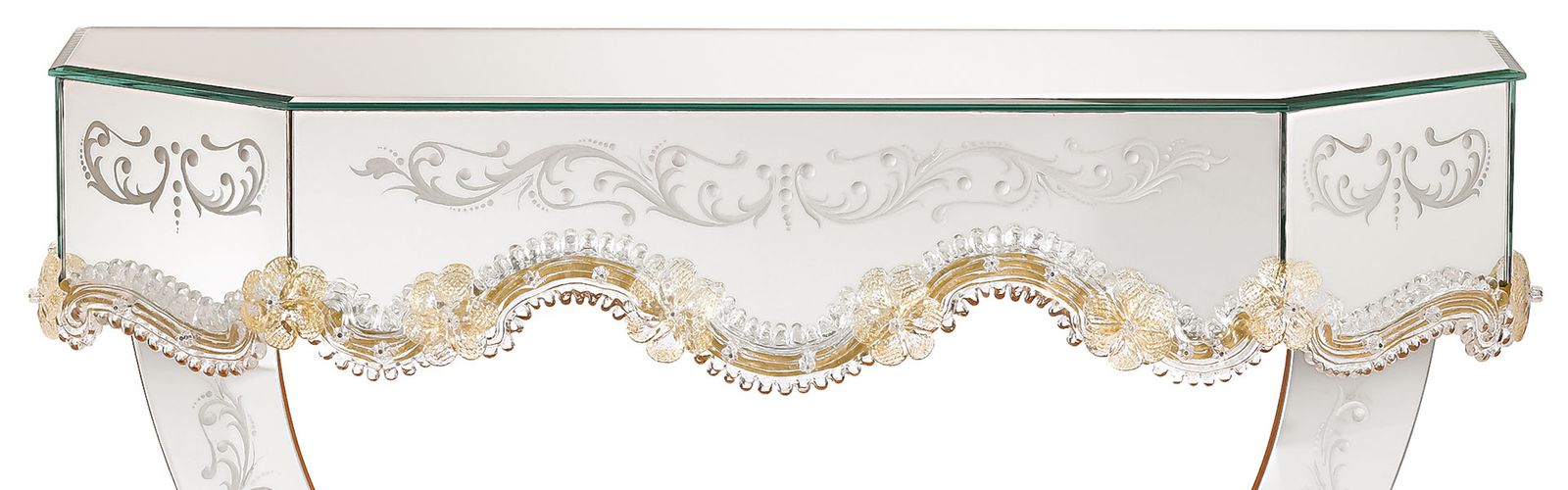 Alessandria Venetian Style Console by Arte Veneziana