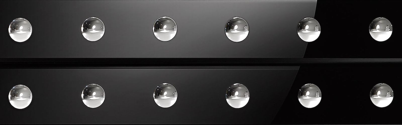 CDA Art Déco Black Chest of Drawers by Arte Veneziana