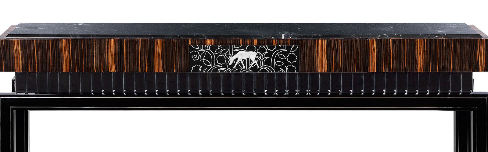 Deer Art Déco Handcrafted Console by Arte Veneziana