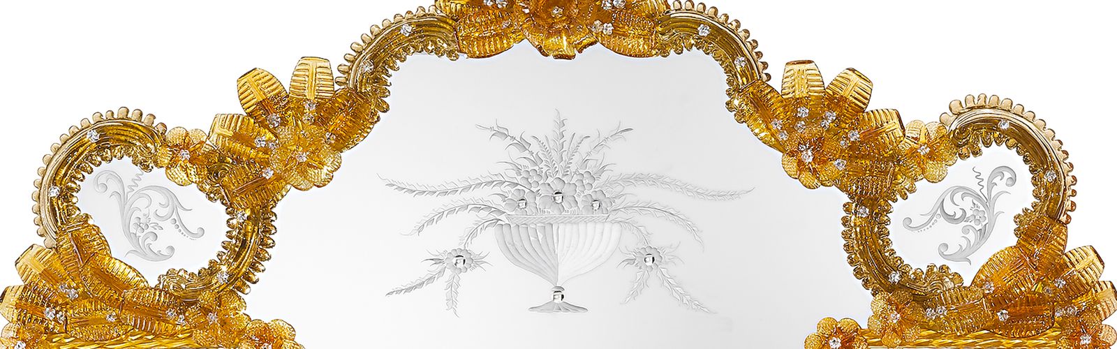 Venetian Style Frezzaria Mirror by Arte Veneziana