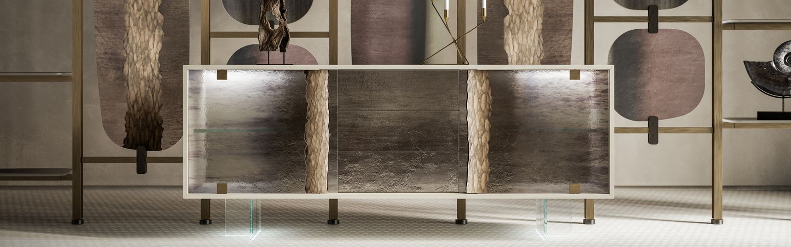Giarada Contemporary Sideboard by Arte Veneziana