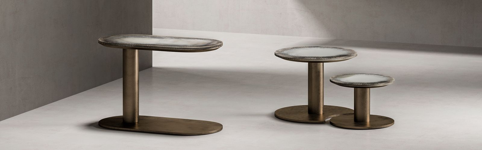 Marna Contemporary Side Table by Arte Veneziana
