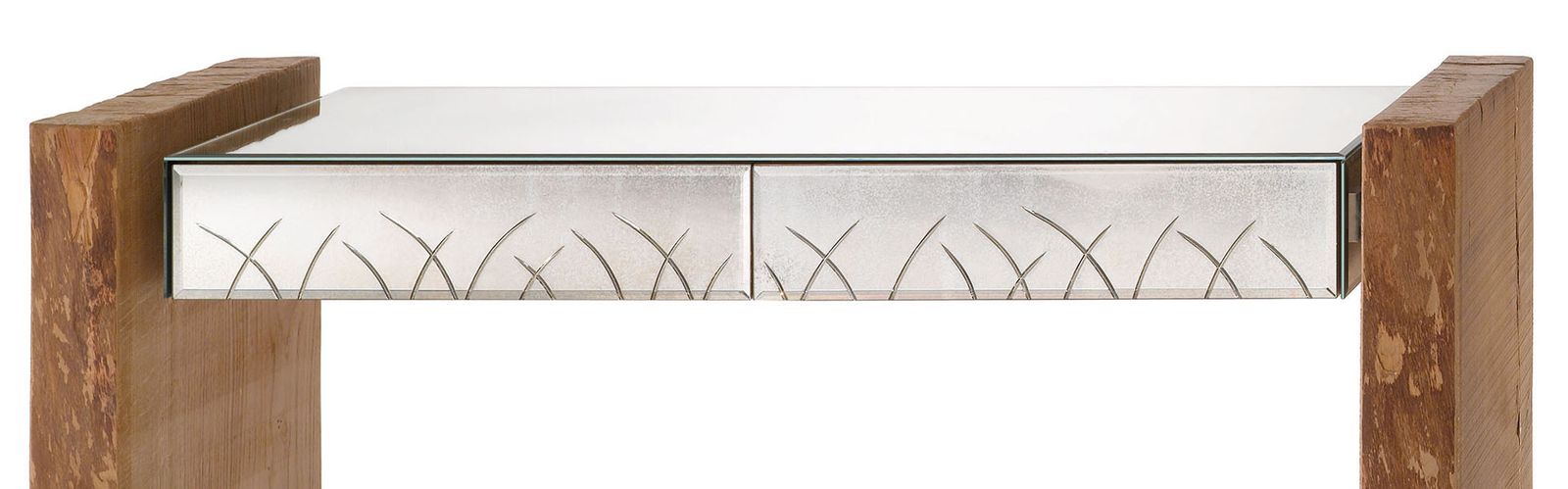 Oaky Contemporary Console by Arte Veneziana