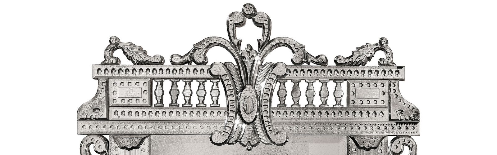 French Style Opéra Mirror by Arte Veneziana
