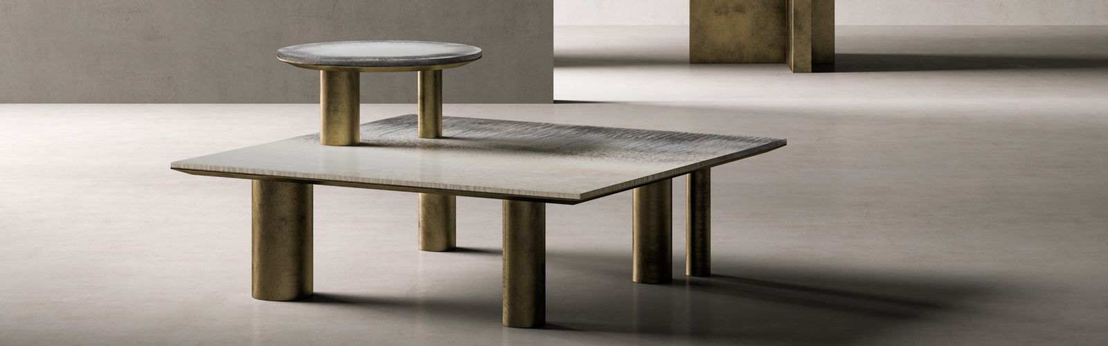 Porfido Contemporary Coffee Table by Arte Veneziana