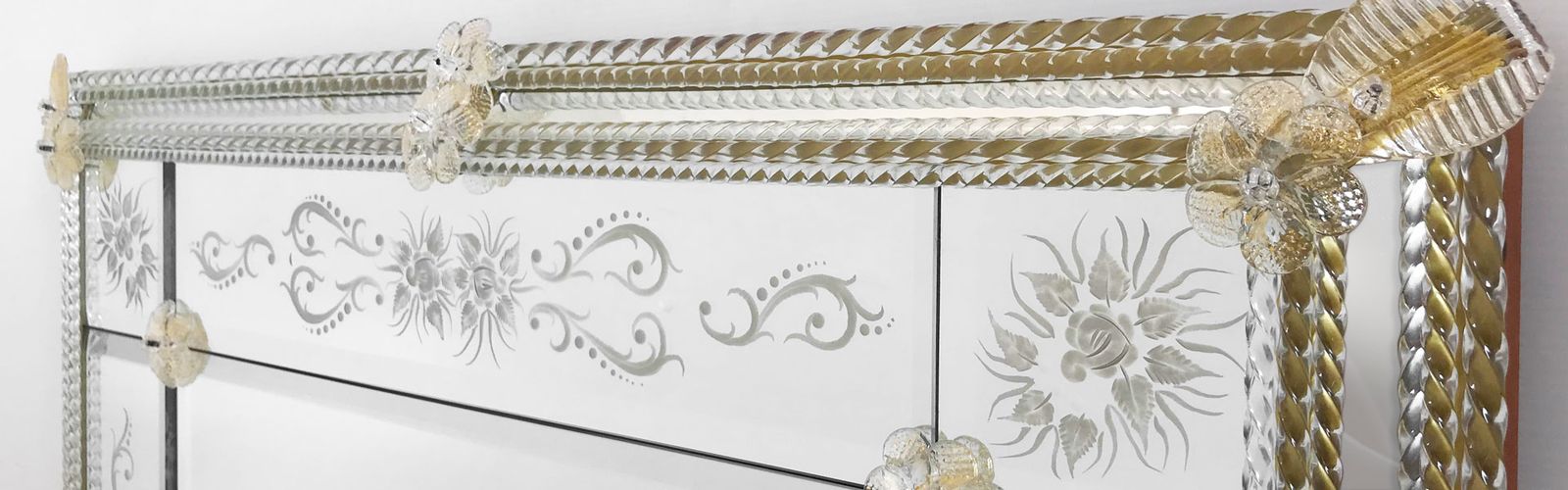 Venetian Style Quarantia Mirror by Arte Veneziana
