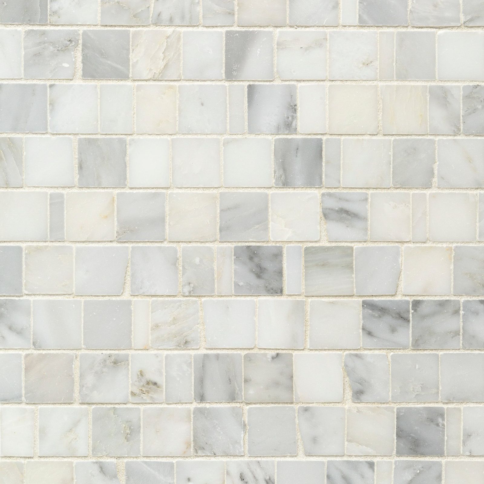 Pacific White Marble Mosaic Stone by Artistictile