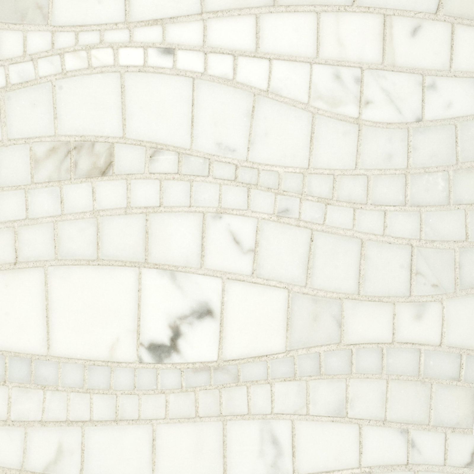 Sinuous Marble Mosaic Stone by Artistictile