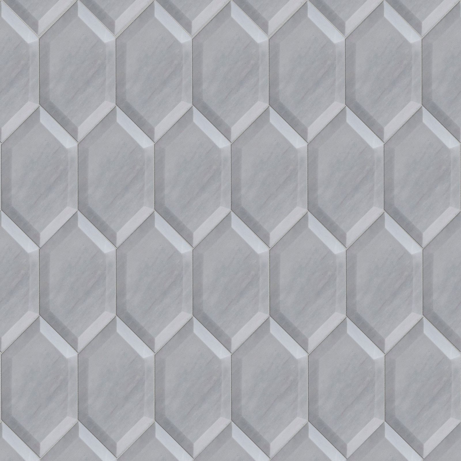 Prime Grey Marble Dimensional Tile Stone Beveled by Artistictile