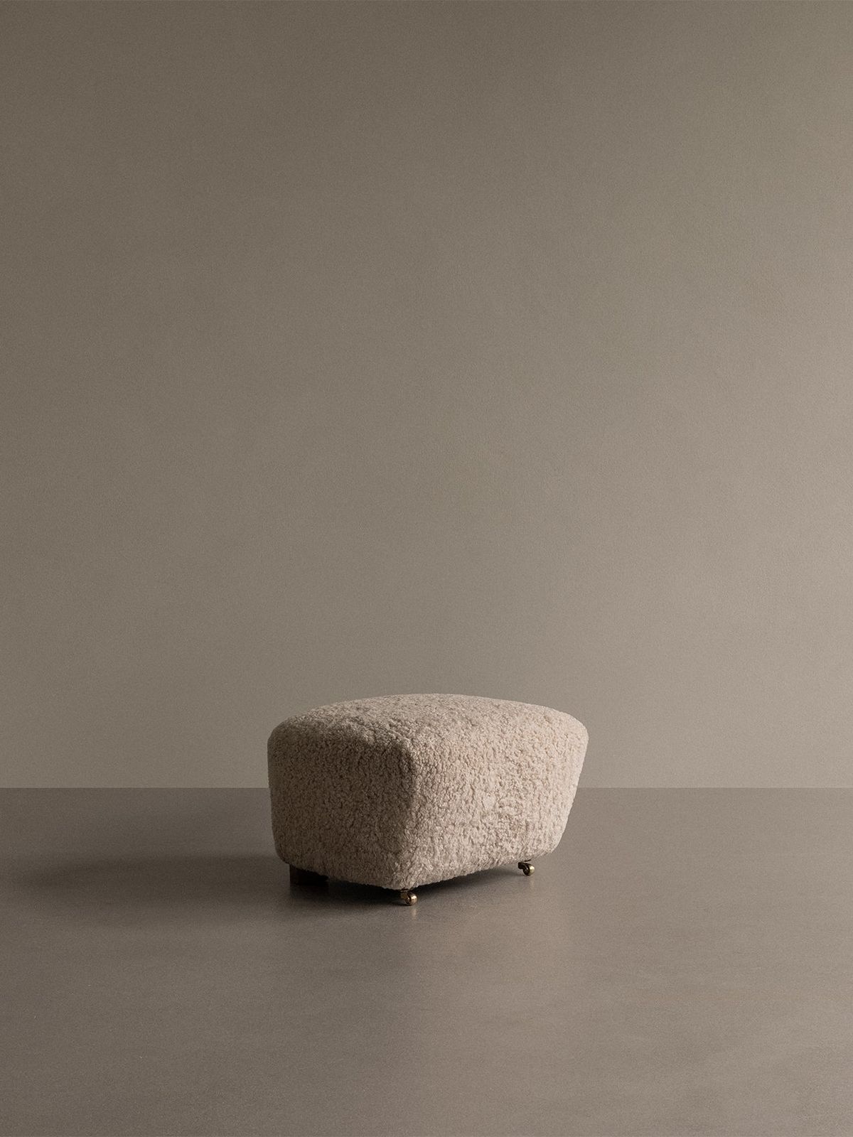 The Tired Man Ottoman, Sheepskin by Audo Copenhagen