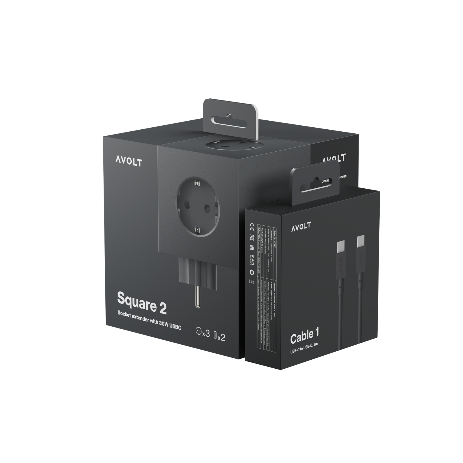 Gift Set | Square 2 + Cable 1 by Avolt