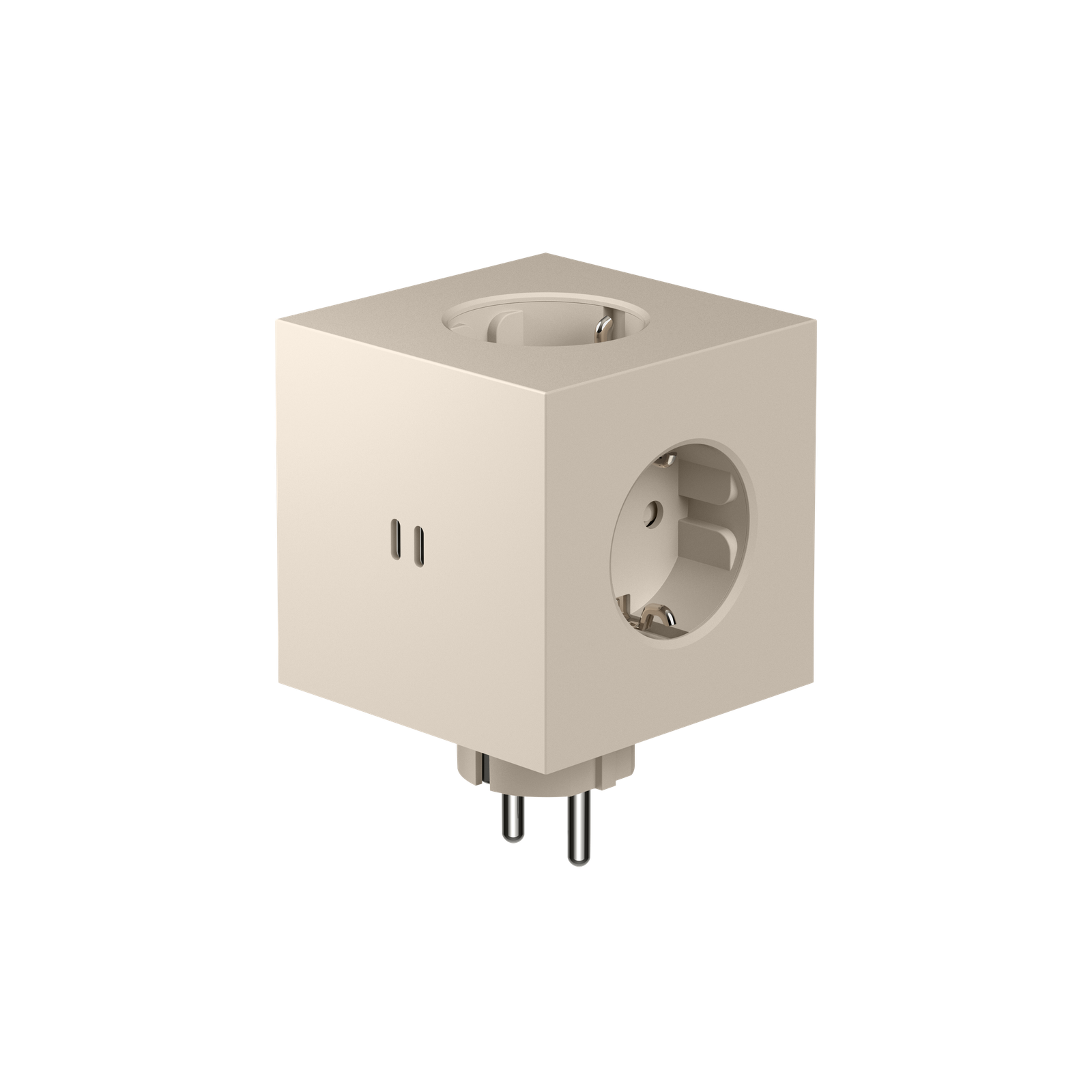 Square 2 USB-C Wall Power Strip – Nomad Sand by Avolt