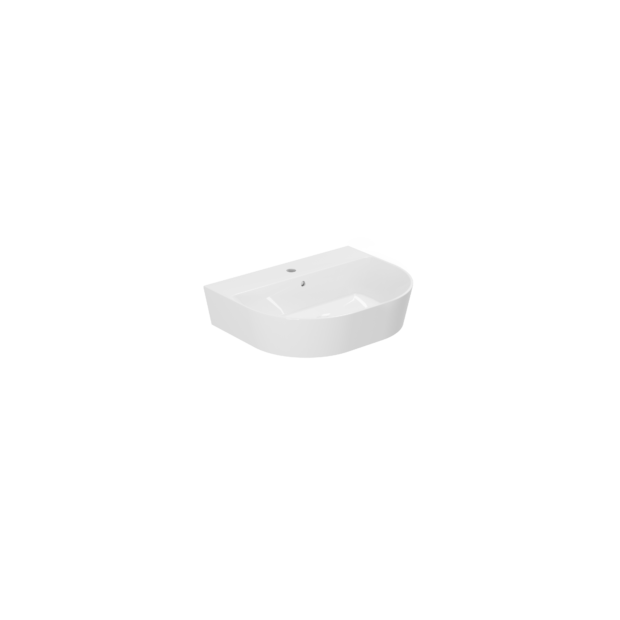 Lavabo Sospeso 65x50 cm Forma: Lavabo sospeso in ceramica by Azzurra Ceramica