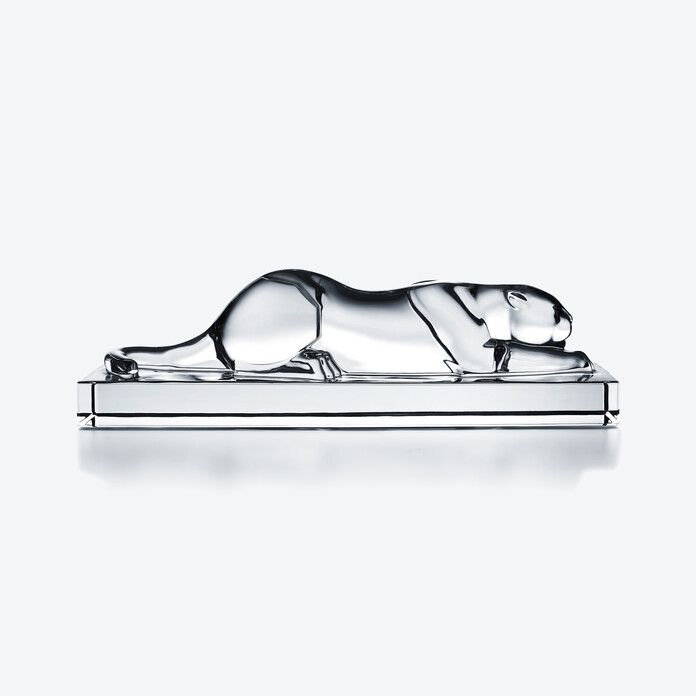 Héritage Panther Sculpture by Baccarat