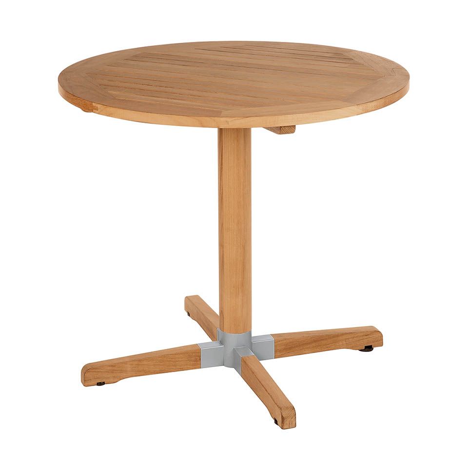 Bermuda Pedestal Table 90 Ø by Barlow Tyrie